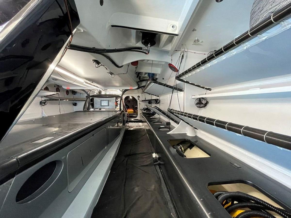 a person sitting in a space ship aboard BLACK JACK IV Yacht for Sale