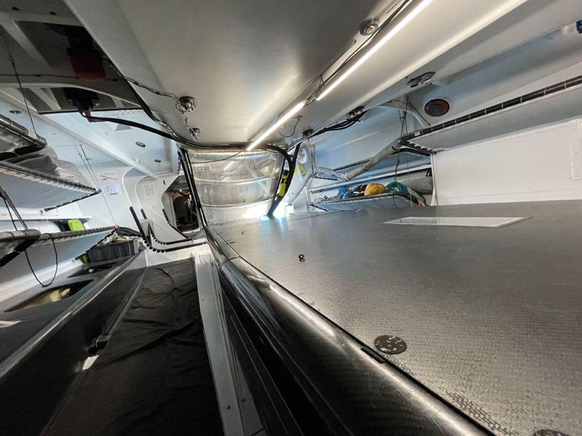 a close-up of a space ship aboard BLACK JACK IV Yacht for Sale