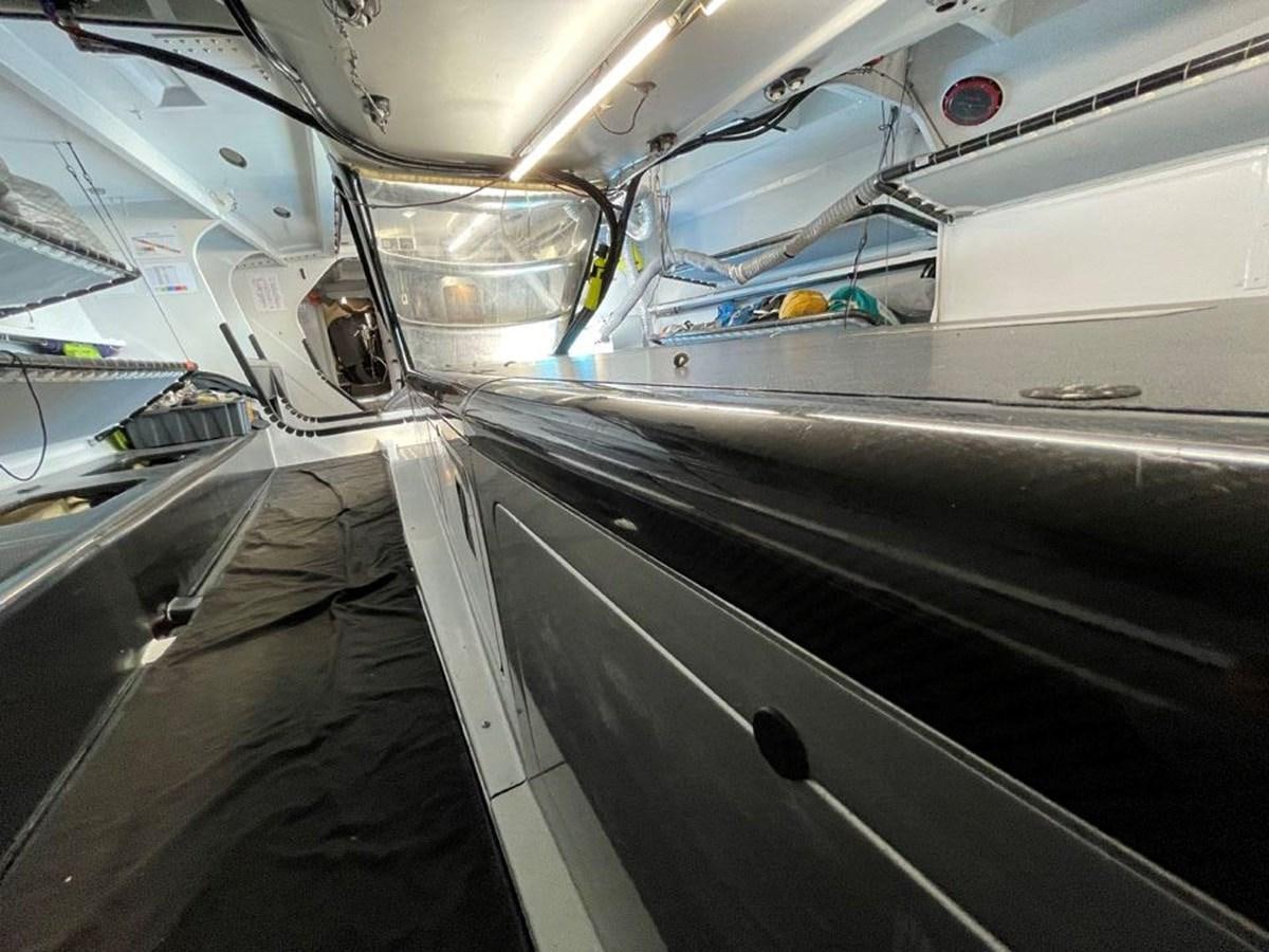 the inside of a vehicle aboard BLACK JACK IV Yacht for Sale