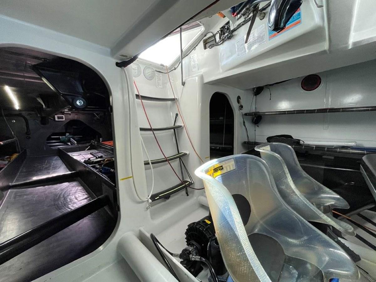 a space shuttle in a room aboard BLACK JACK IV Yacht for Sale