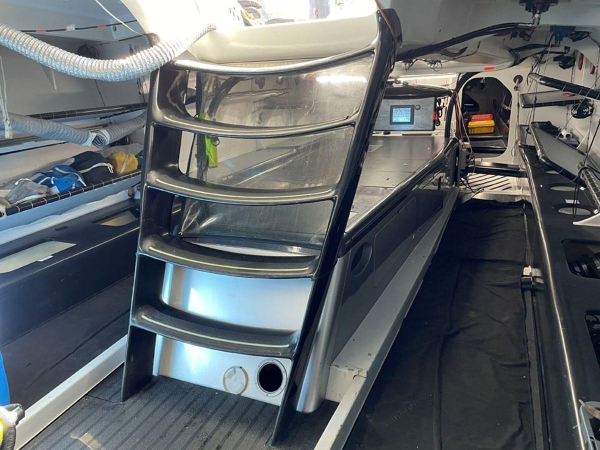 a large machine in a room aboard BLACK JACK IV Yacht for Sale