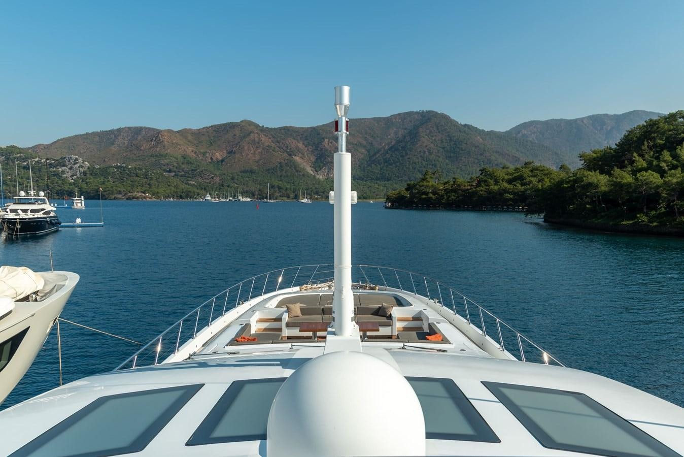 a boat on the water aboard ASYA Yacht for Sale