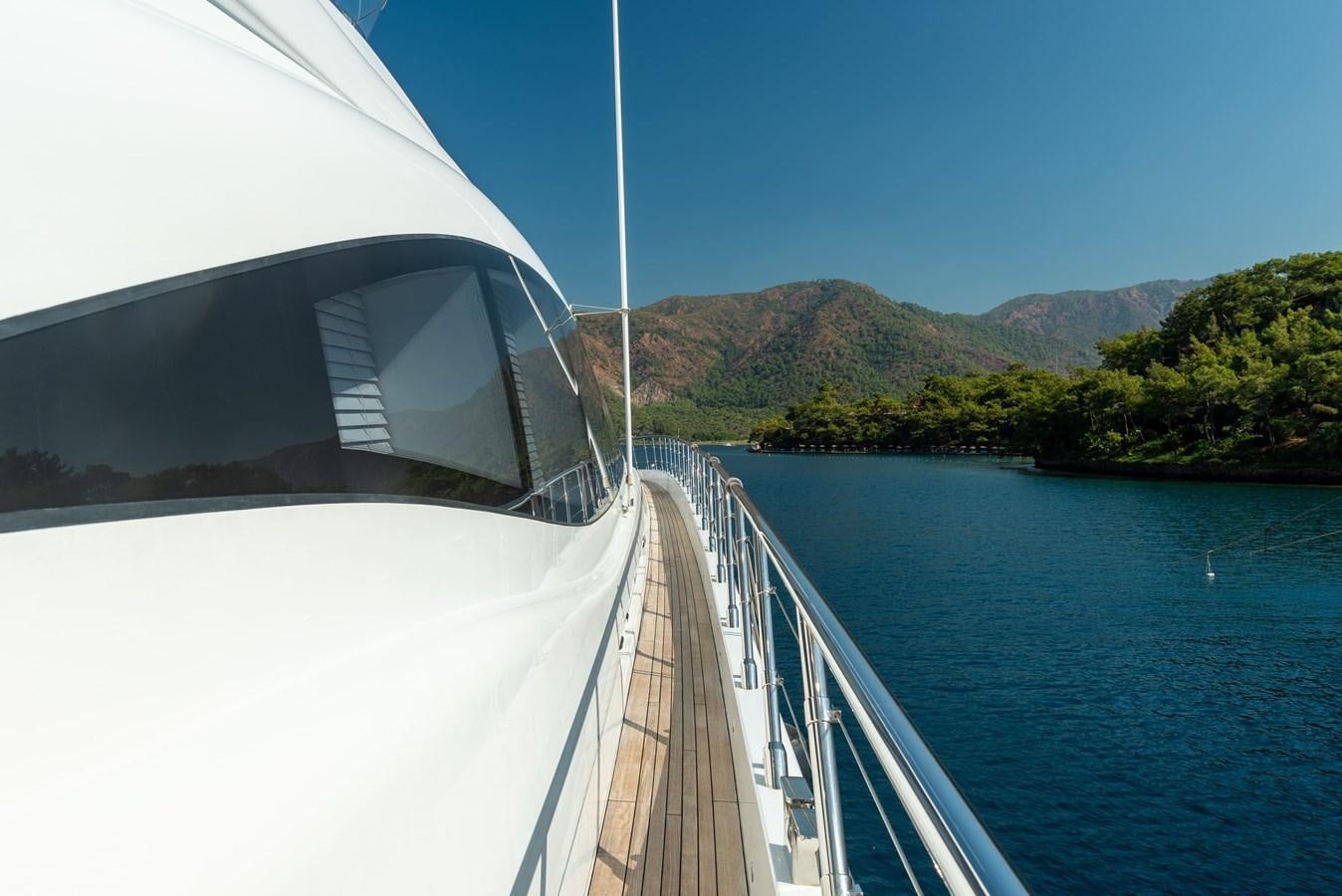 a boat on the water aboard ASYA Yacht for Sale