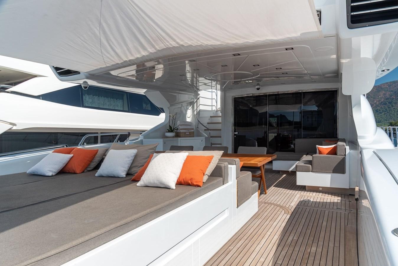 inside of a yacht aboard ASYA Yacht for Sale