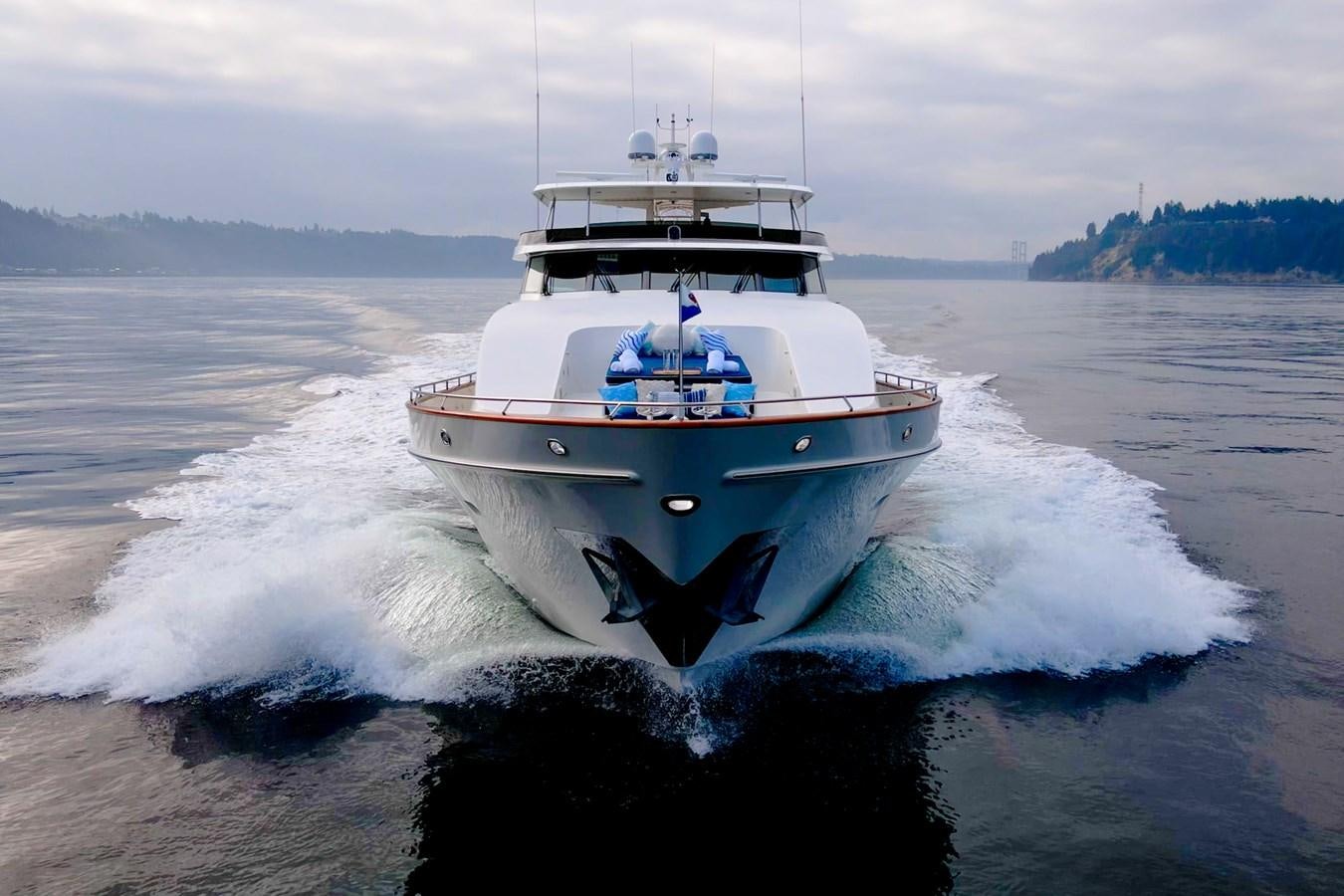 a boat on the water aboard SHADOWFAX Yacht for Sale