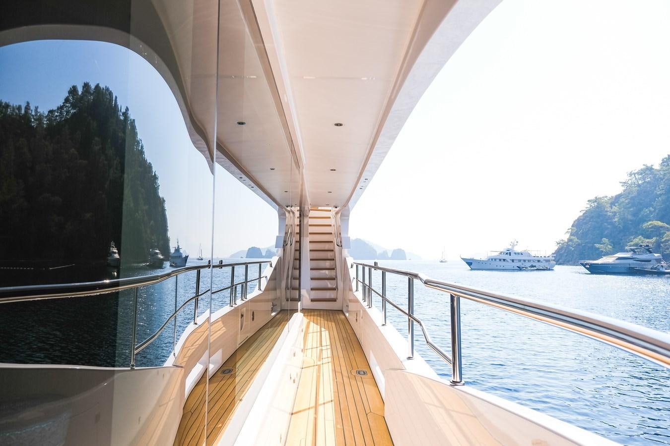 a boat on the water aboard SUNRISE Yacht for Sale