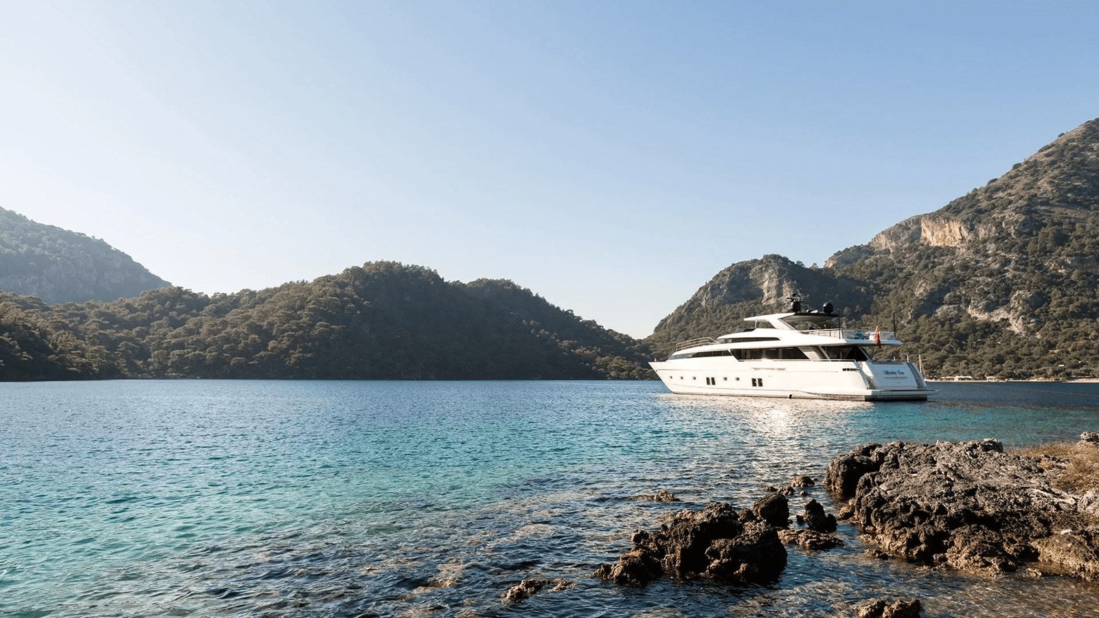 a boat on the water aboard 2018 SANLORENZO SL118 #614 Yacht for Sale