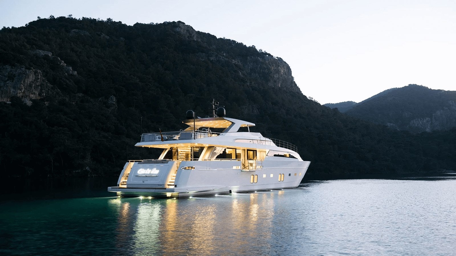 a boat on the water aboard 2018 SANLORENZO SL118 #614 Yacht for Sale