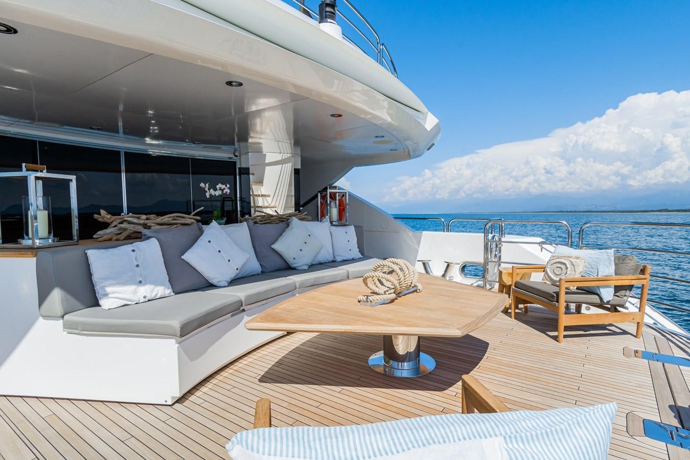 a boat on the water aboard DESEO Yacht for Sale
