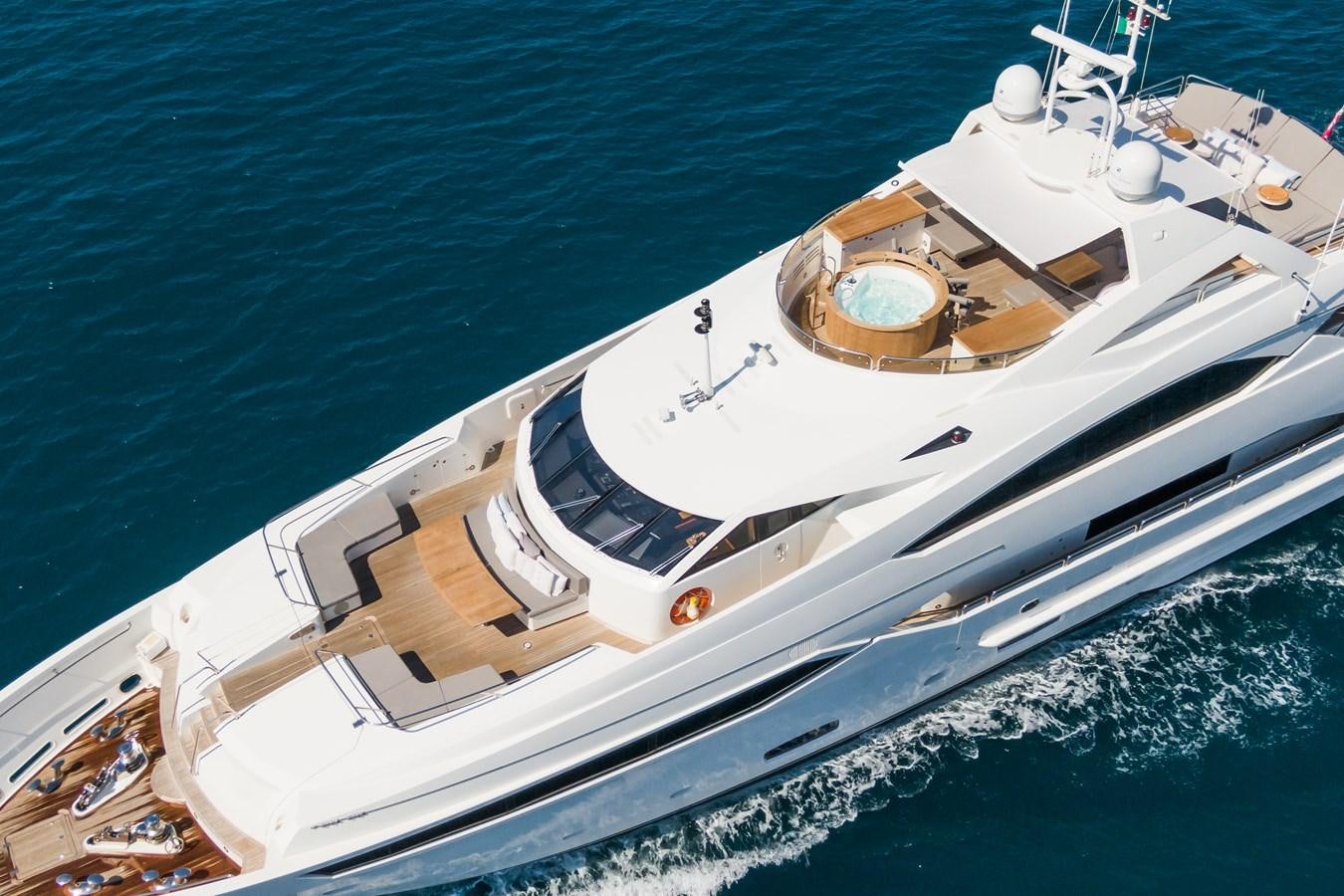 a boat on the water aboard DESEO Yacht for Sale