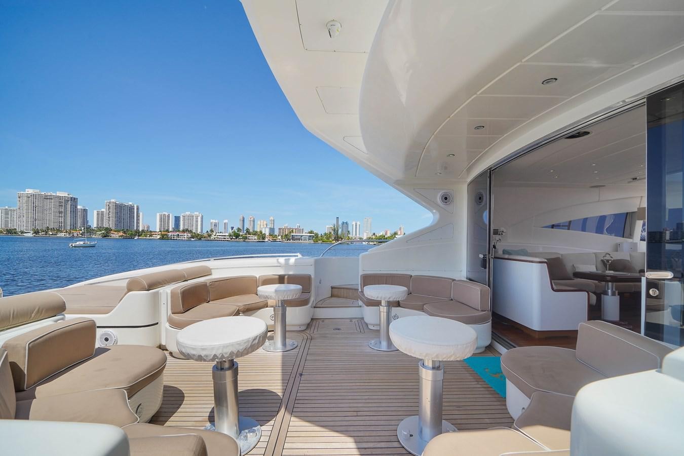 a boat on the water aboard 108' MANGUSTA 2002 Yacht for Sale