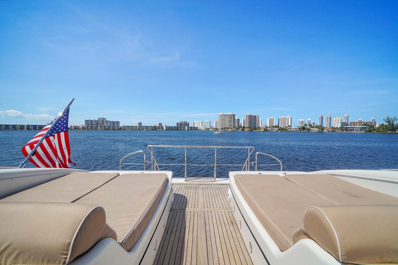 a boat on the water aboard 108' MANGUSTA 2002 Yacht for Sale