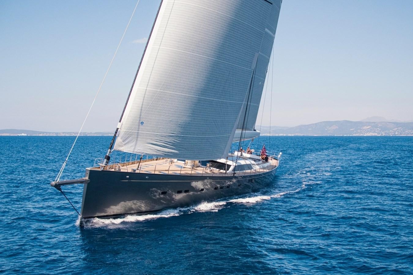 a sailboat on the water aboard PINK GIN Yacht for Sale