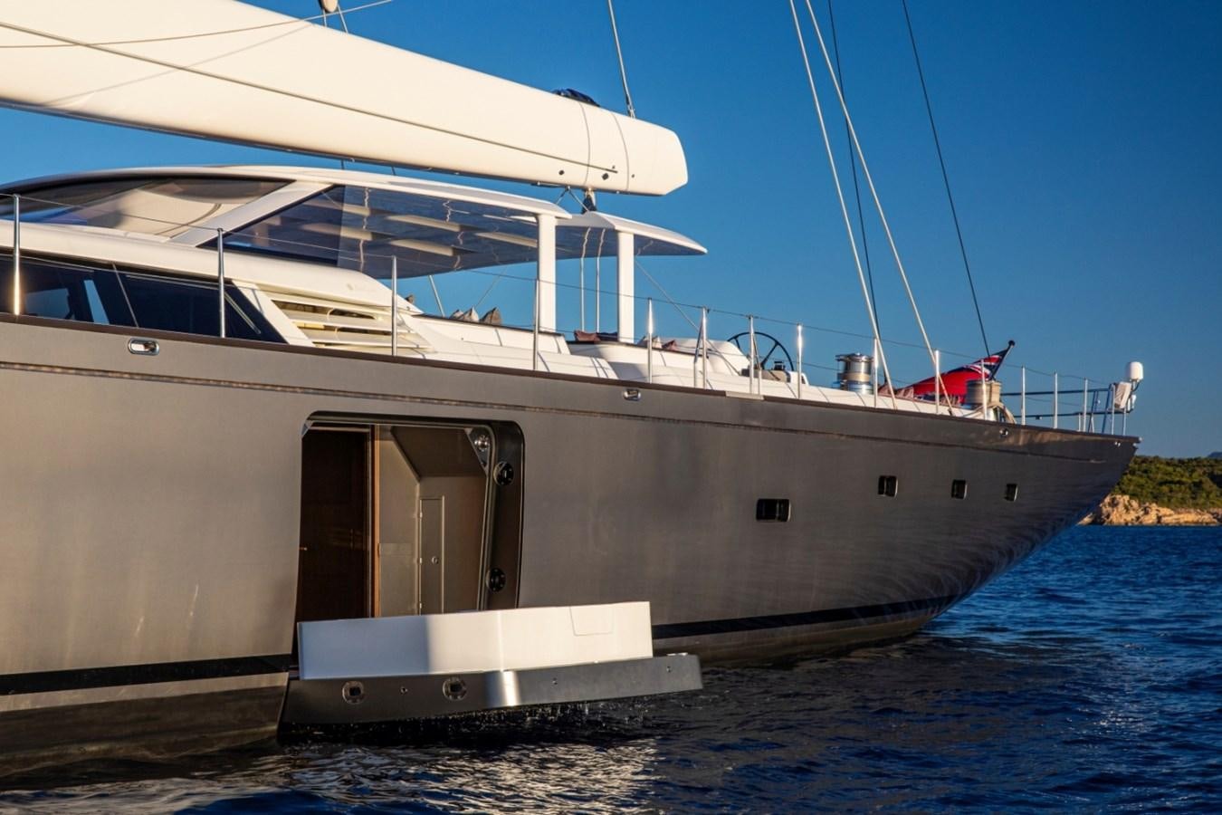 a boat on the water aboard PINK GIN Yacht for Sale