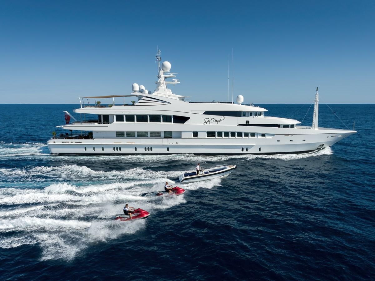 a boat on the water aboard ALFA G Yacht for Sale