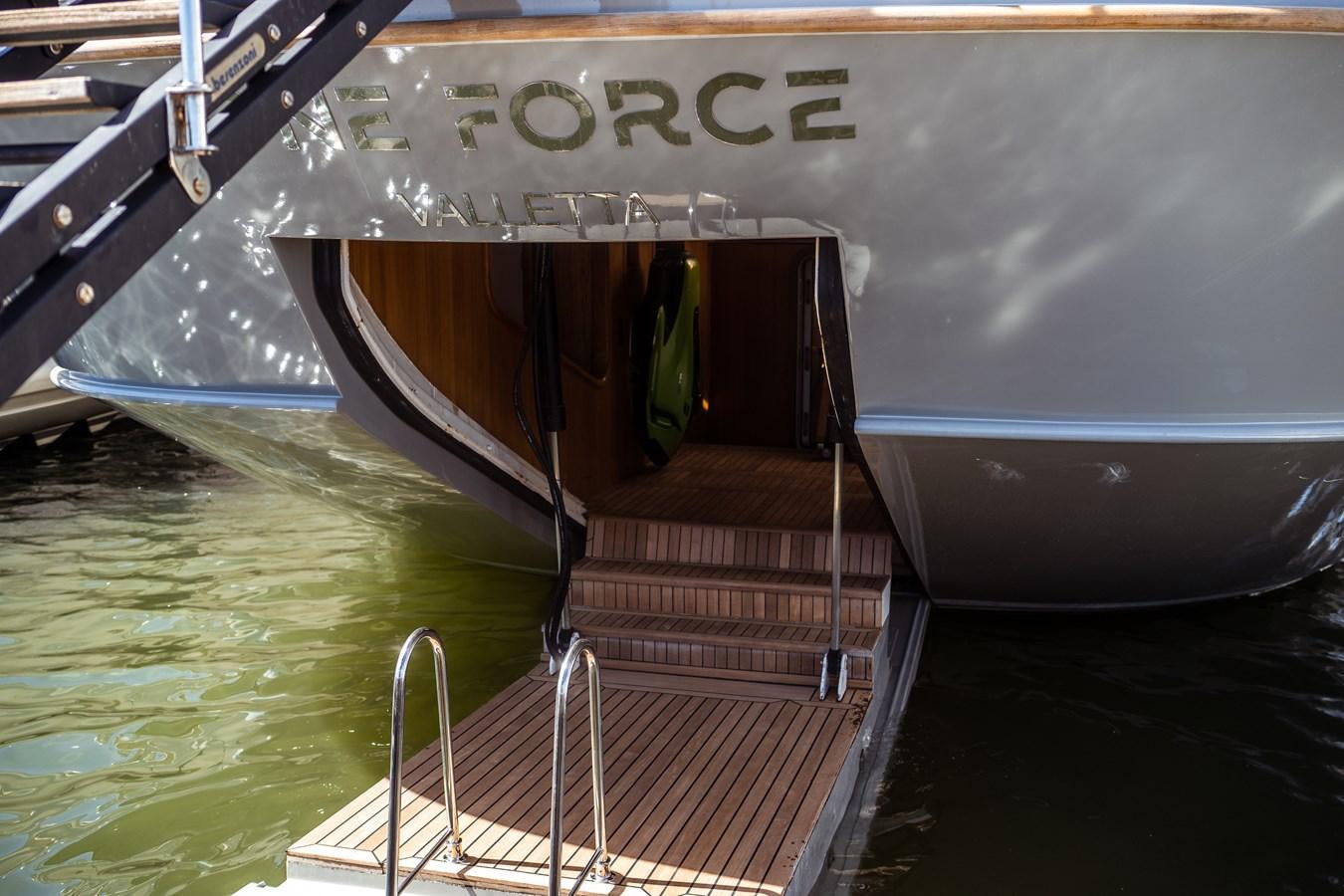 a boat on the water aboard ONE FORCE Yacht for Sale