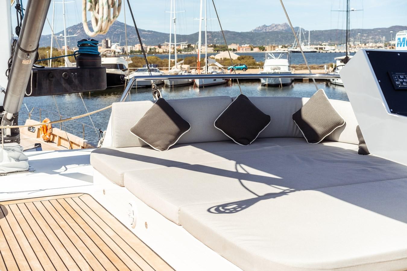 a boat on the water aboard ONE FORCE Yacht for Sale