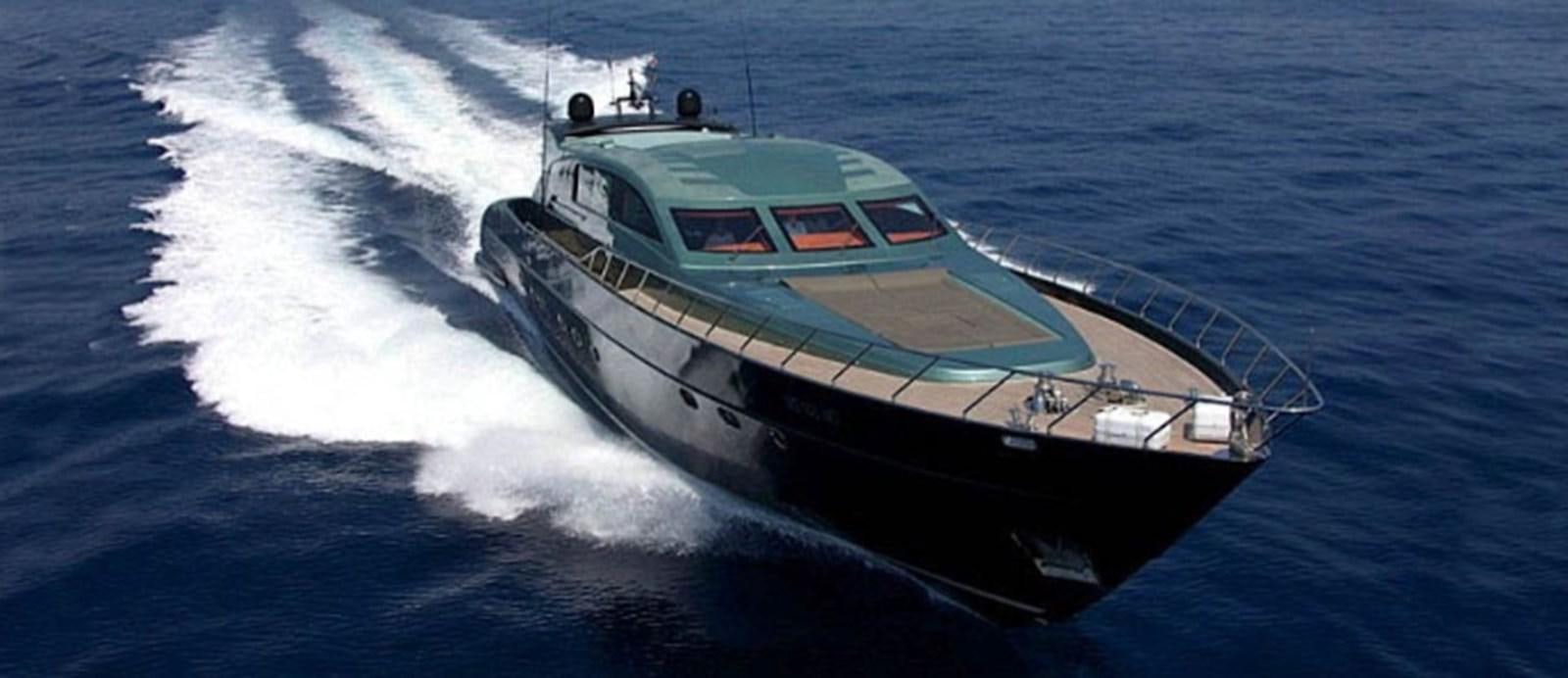 a ship on the water aboard CHASING SPIRIT Yacht for Sale