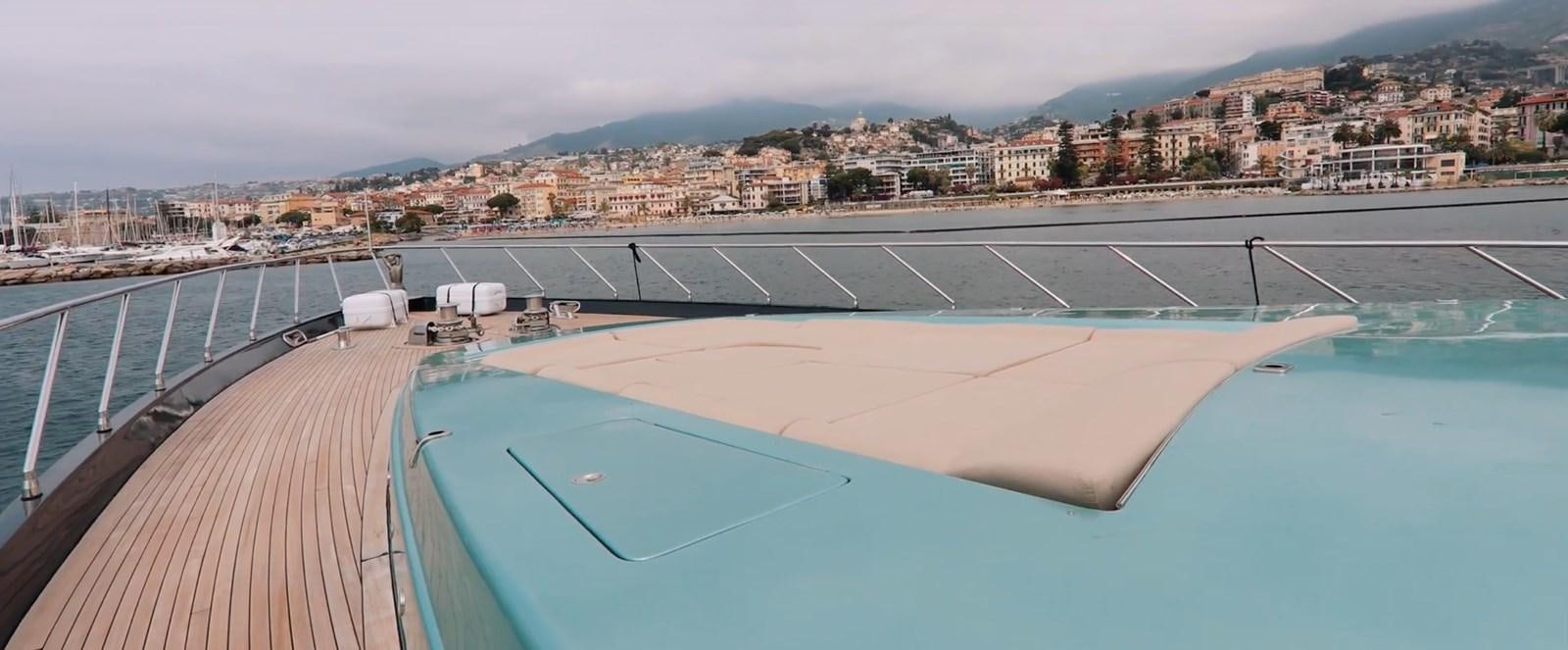 a large swimming pool aboard CHASING SPIRIT Yacht for Sale