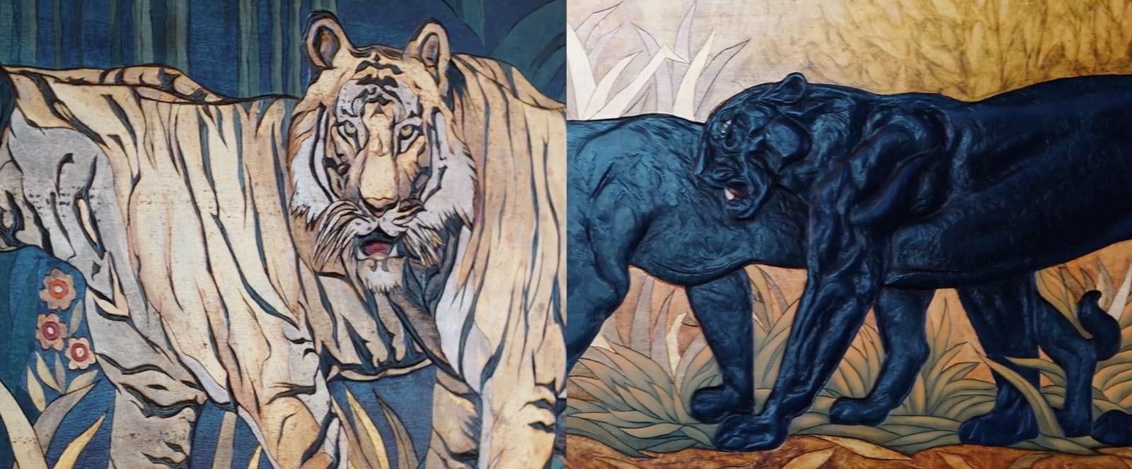 a tiger and a tiger aboard CHASING SPIRIT Yacht for Sale