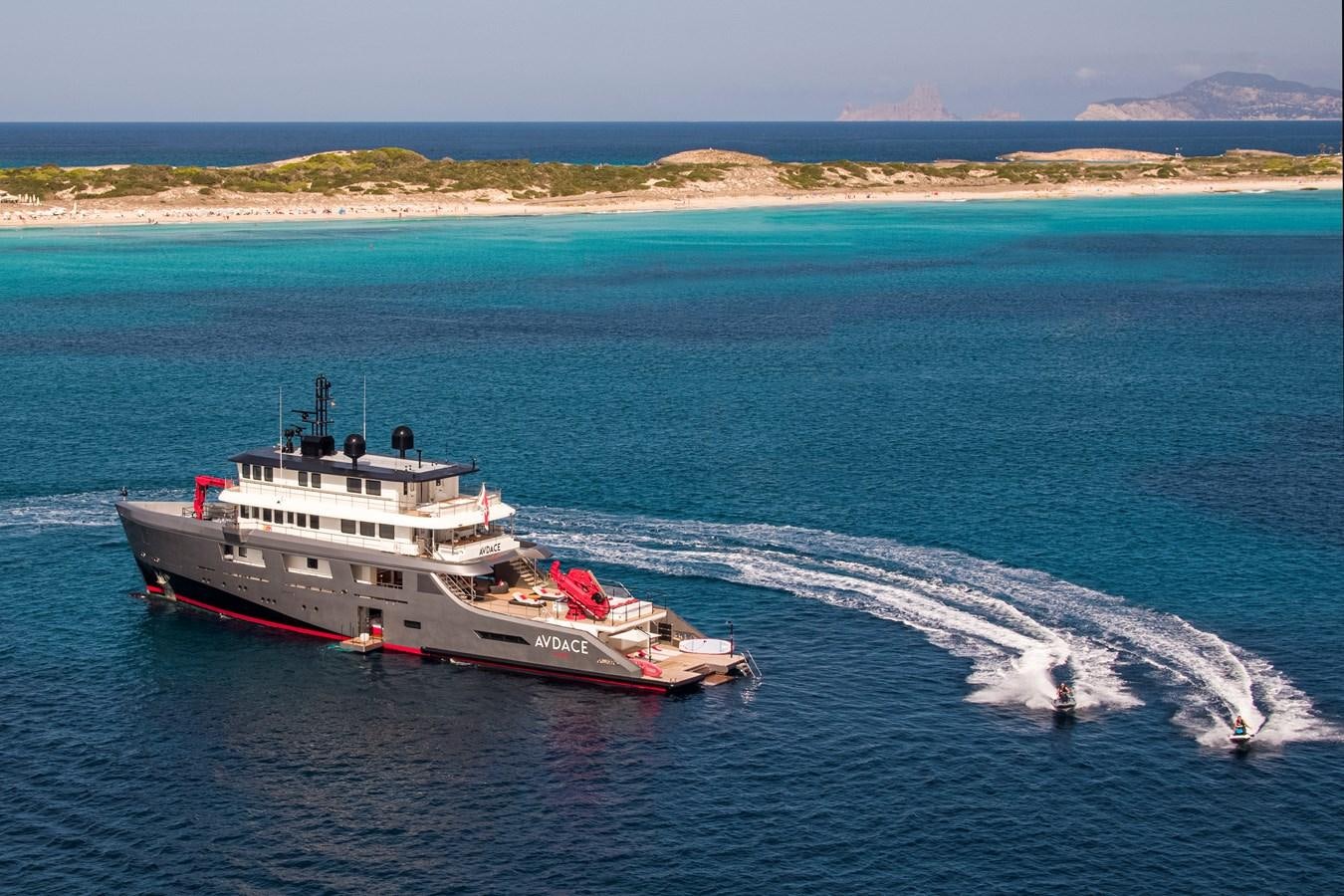 a boat on the water aboard AUDACE Yacht for Sale