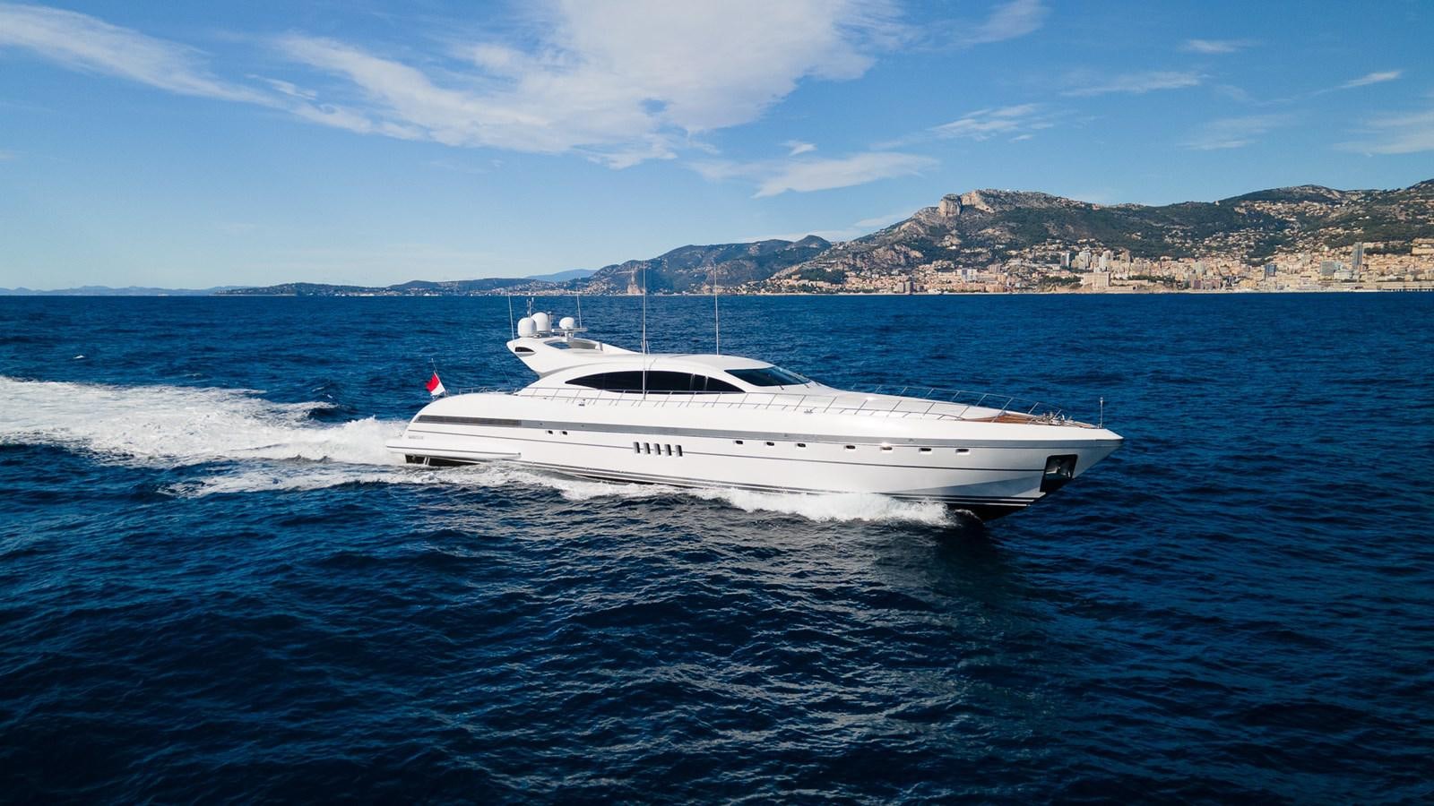 a boat on the water aboard SPLENDIDA Yacht for Sale