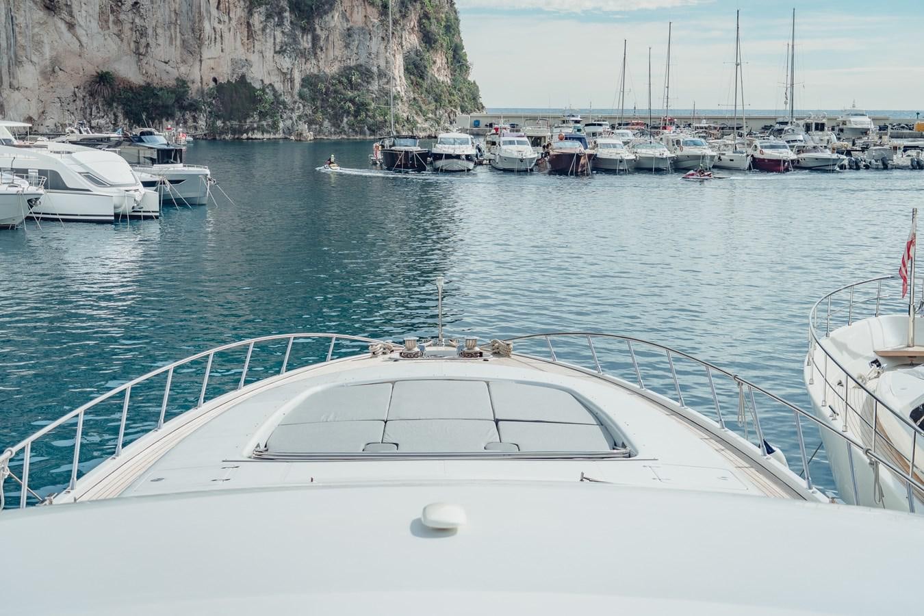 a boat in the water aboard SPLENDIDA Yacht for Sale