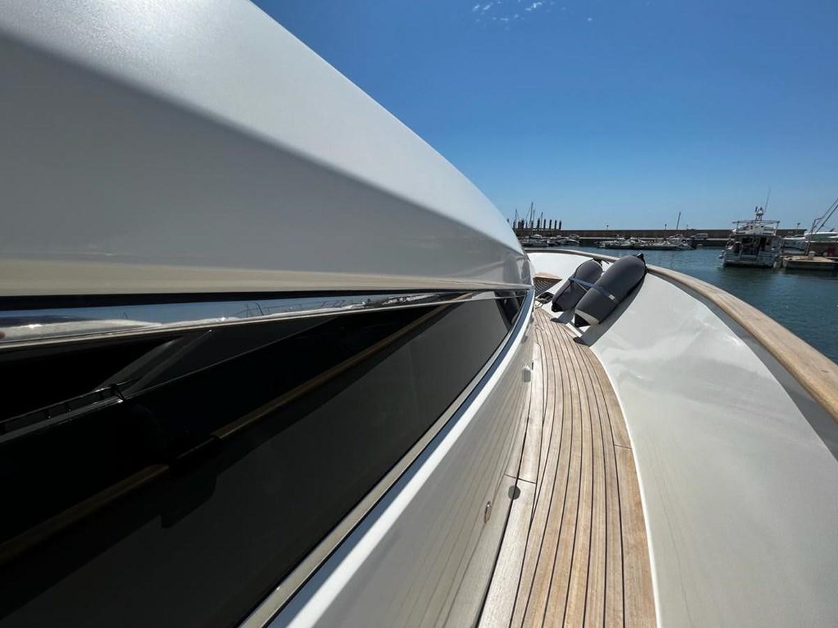 a view of the water from the inside of a boat aboard DEAONE Yacht for Sale