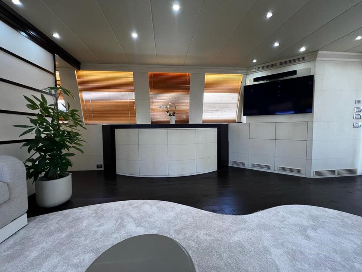 a large room with a large rug aboard DEAONE Yacht for Sale