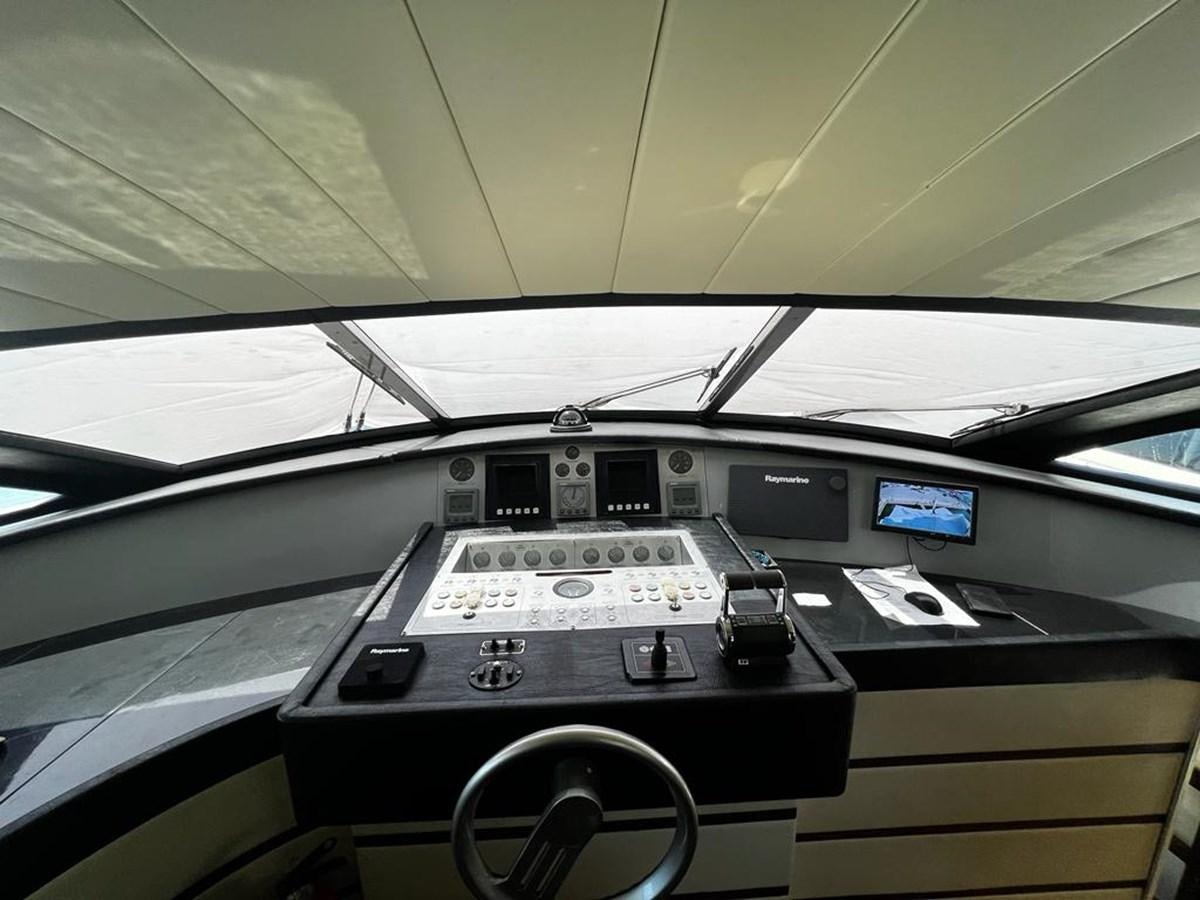 inside of a vehicle aboard DEAONE Yacht for Sale