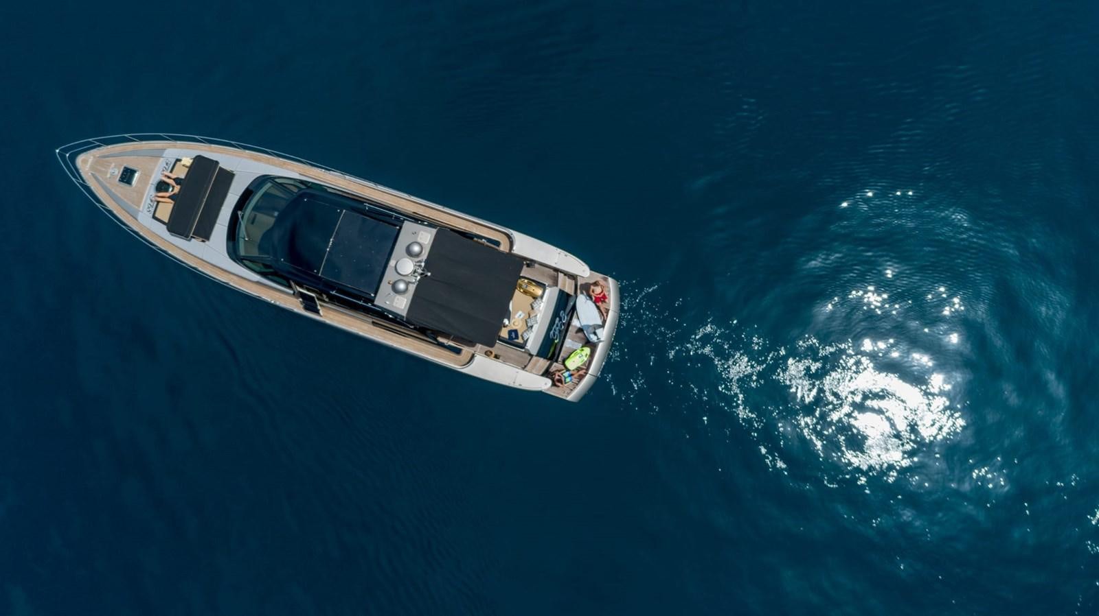 a satellite in space aboard F68 Yacht for Sale