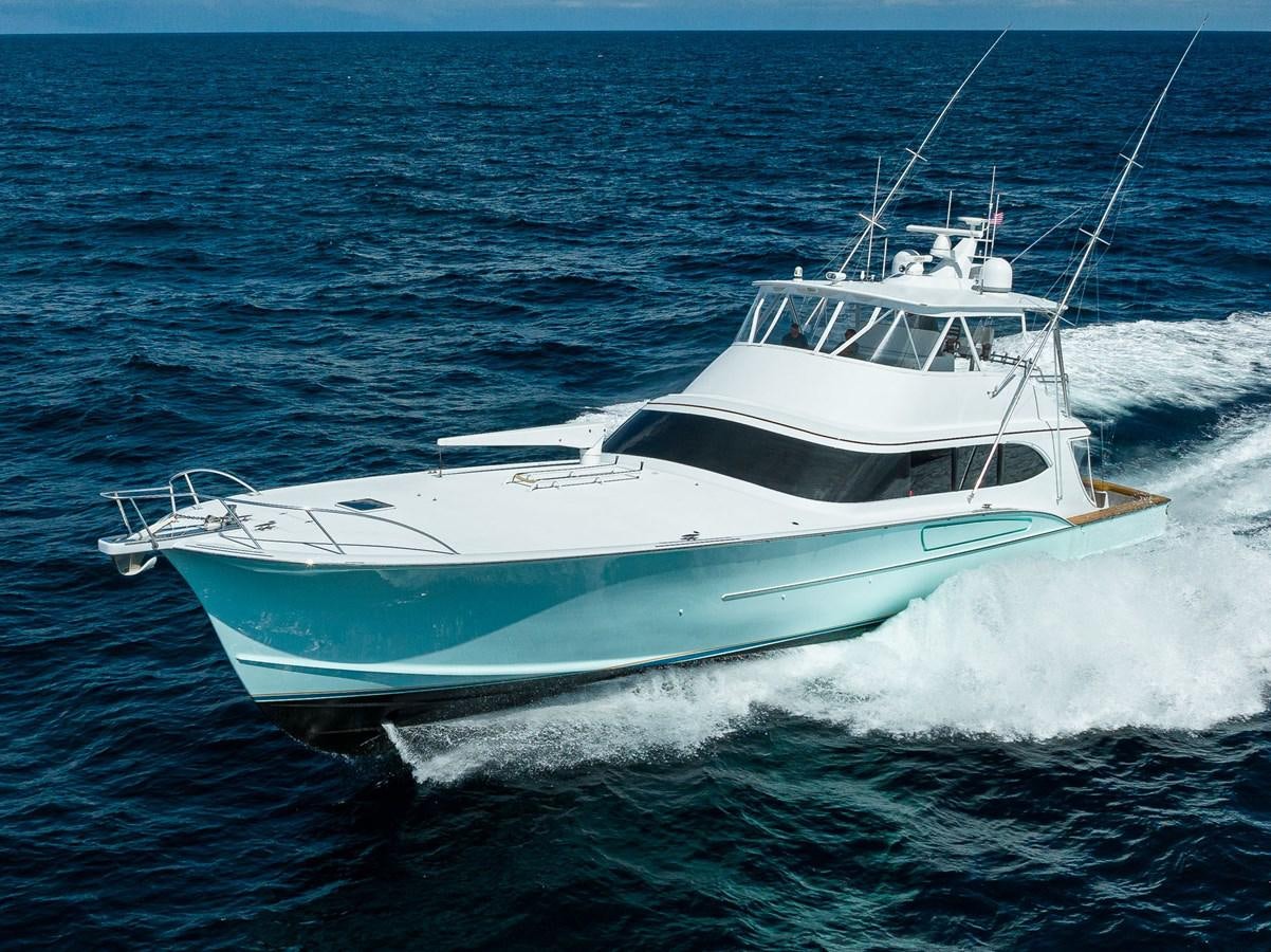 a white yacht in the water aboard GEORGIA GIRL Yacht for Sale