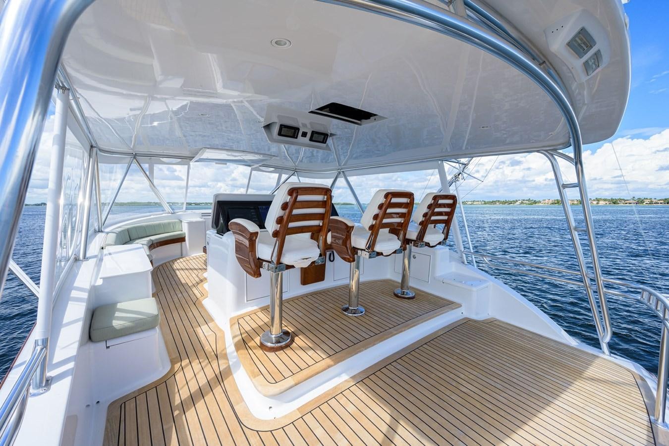 a boat on the water aboard GEORGIA GIRL Yacht for Sale