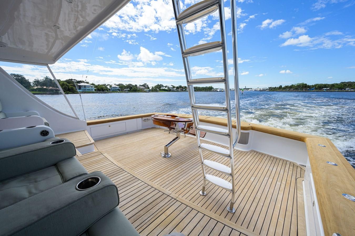 a boat on the water aboard GEORGIA GIRL Yacht for Sale