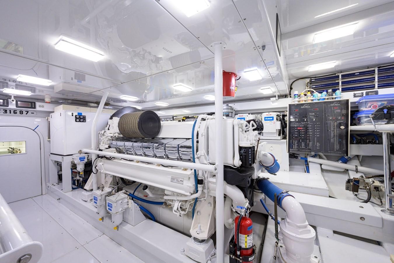 a room with machinery aboard GEORGIA GIRL Yacht for Sale