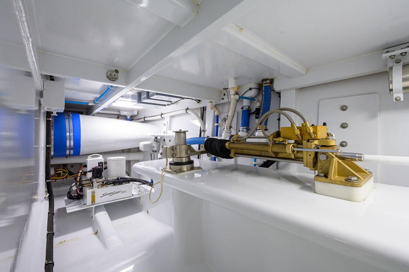 a machine in a room aboard GEORGIA GIRL Yacht for Sale