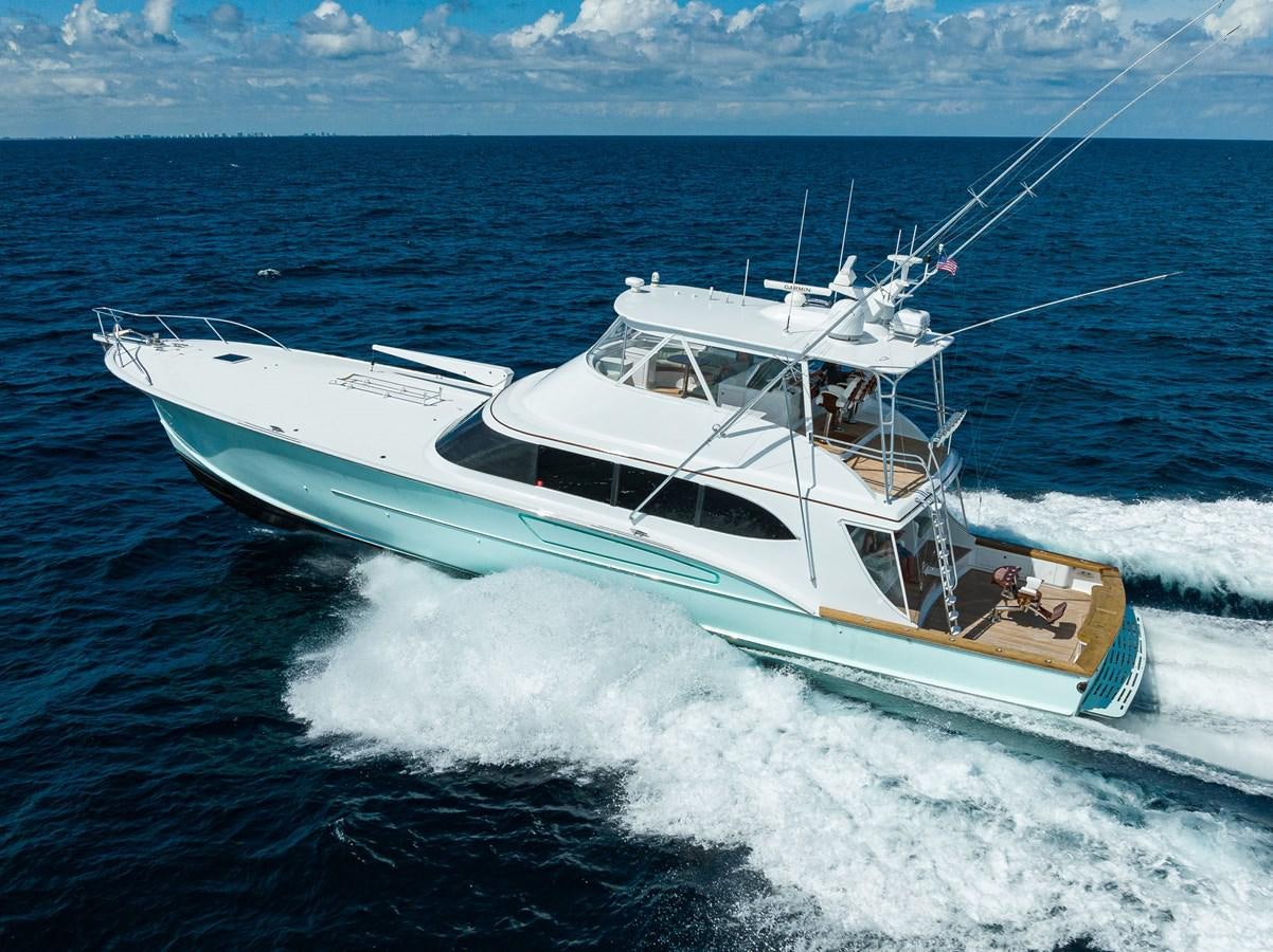 a boat on the water aboard GEORGIA GIRL Yacht for Sale