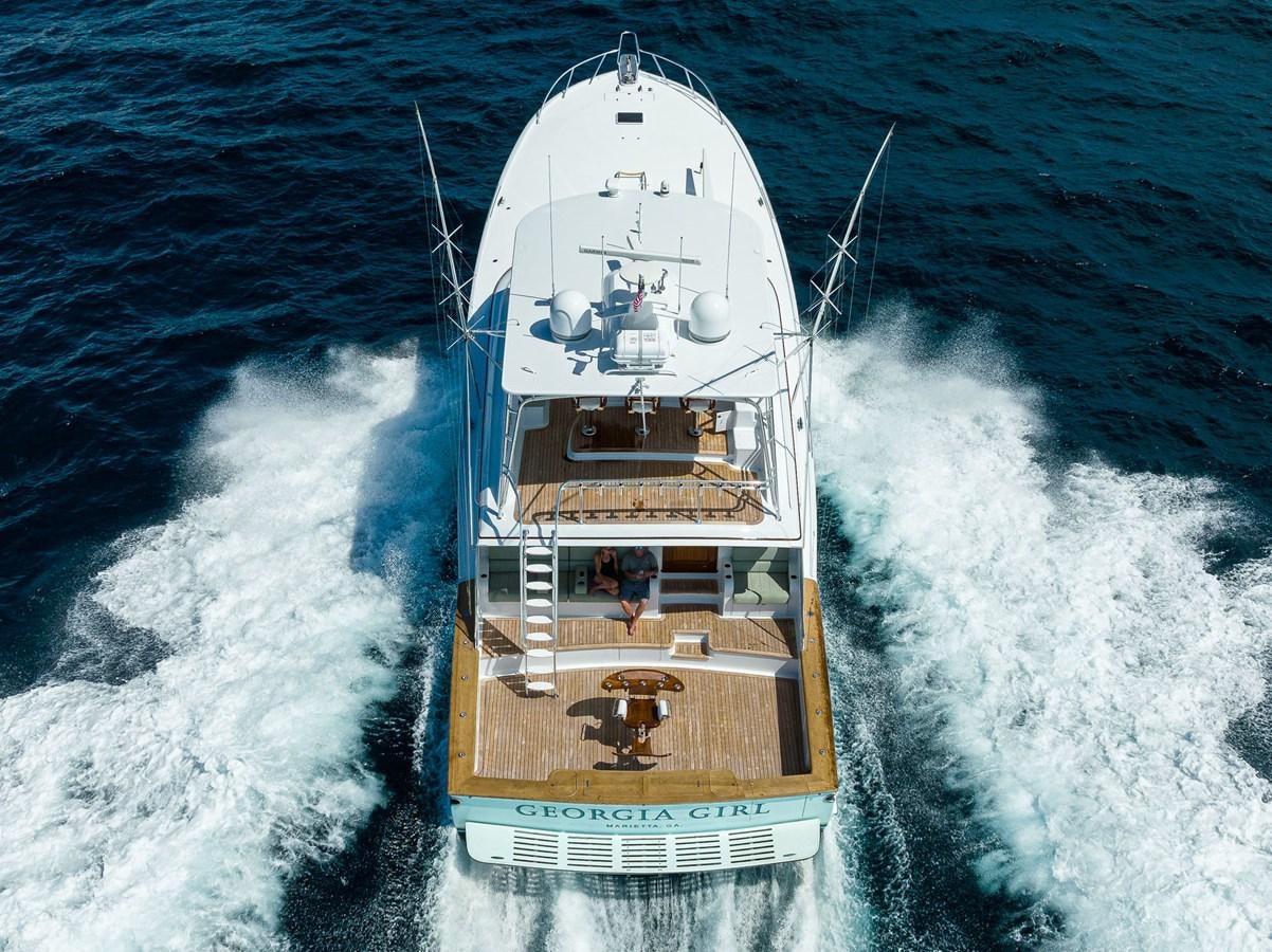 a ship in the water aboard GEORGIA GIRL Yacht for Sale