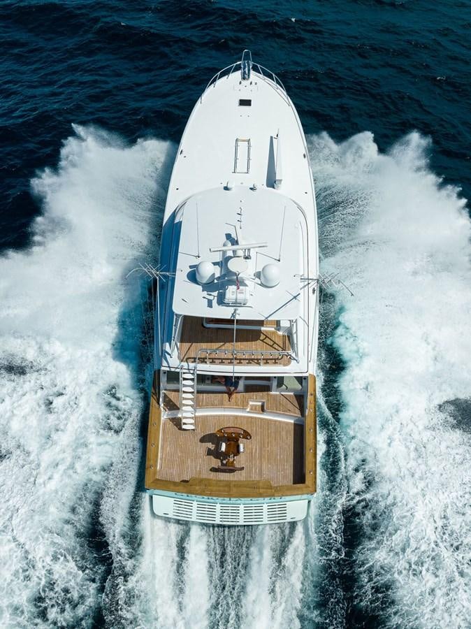 a space shuttle in the clouds aboard GEORGIA GIRL Yacht for Sale