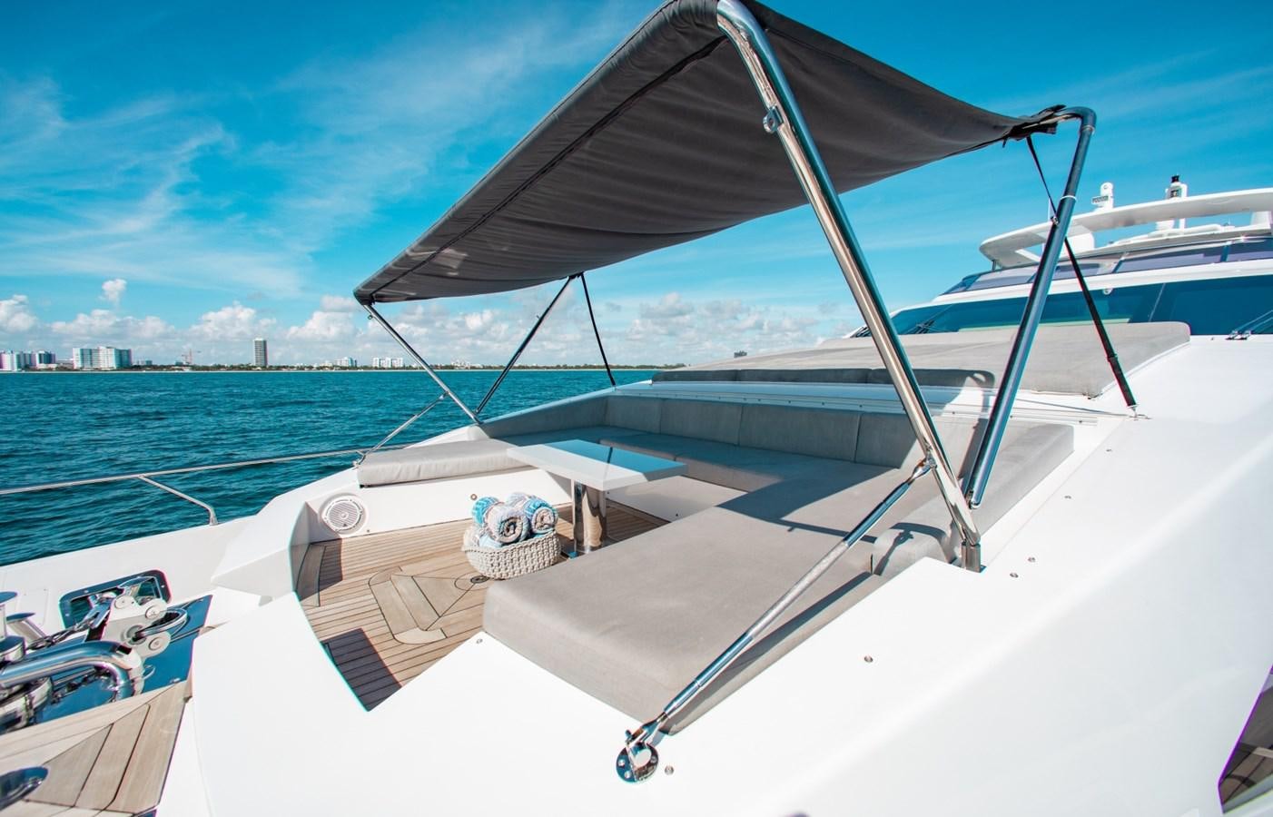 a boat on the water aboard INDIGO Yacht for Sale