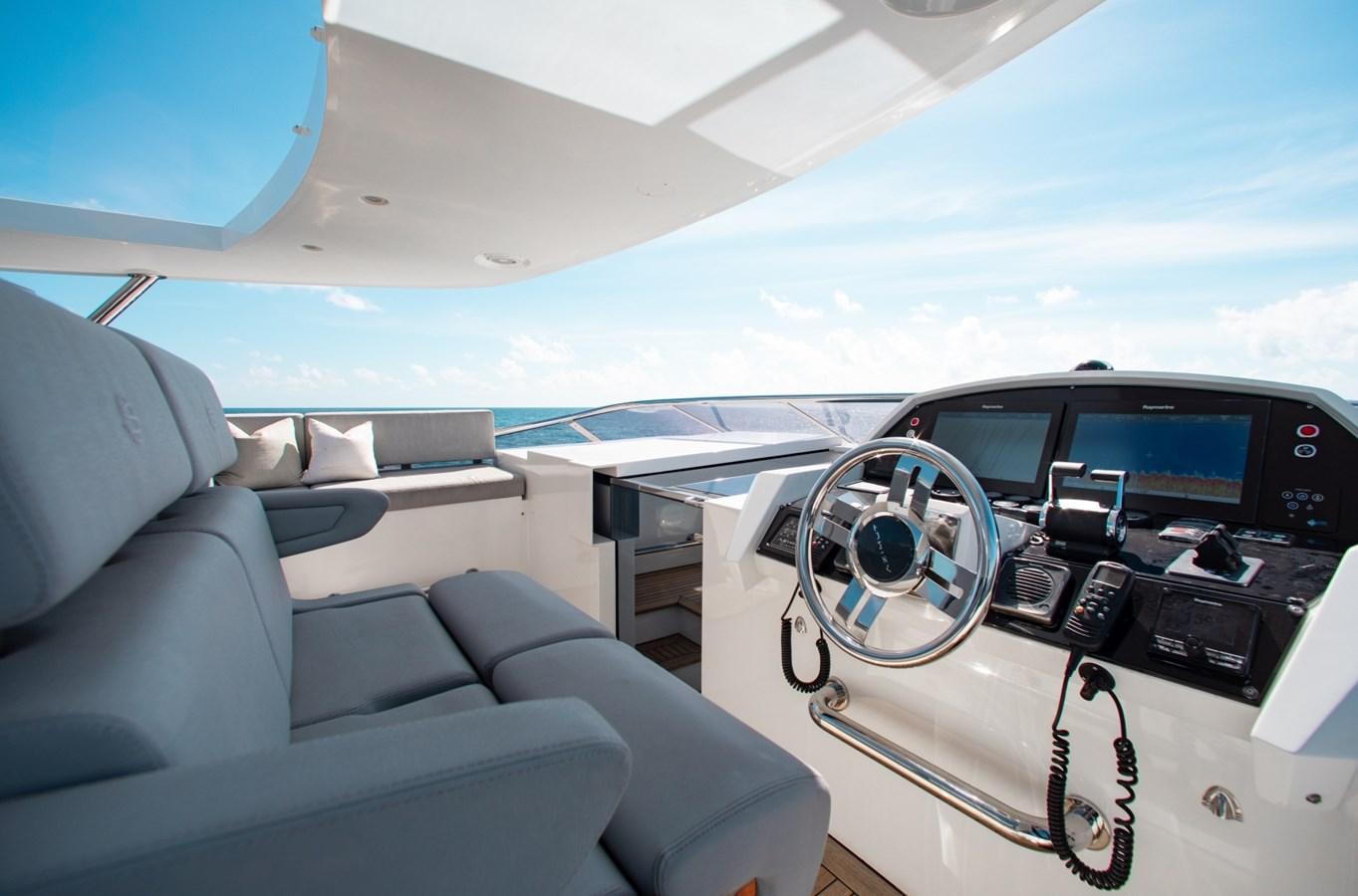 a cockpit of a plane aboard INDIGO Yacht for Sale