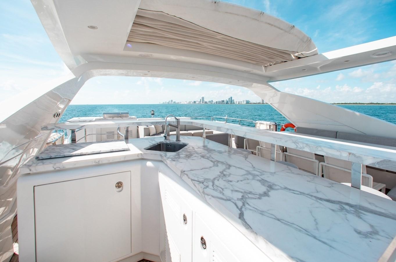 a boat on the water aboard INDIGO Yacht for Sale
