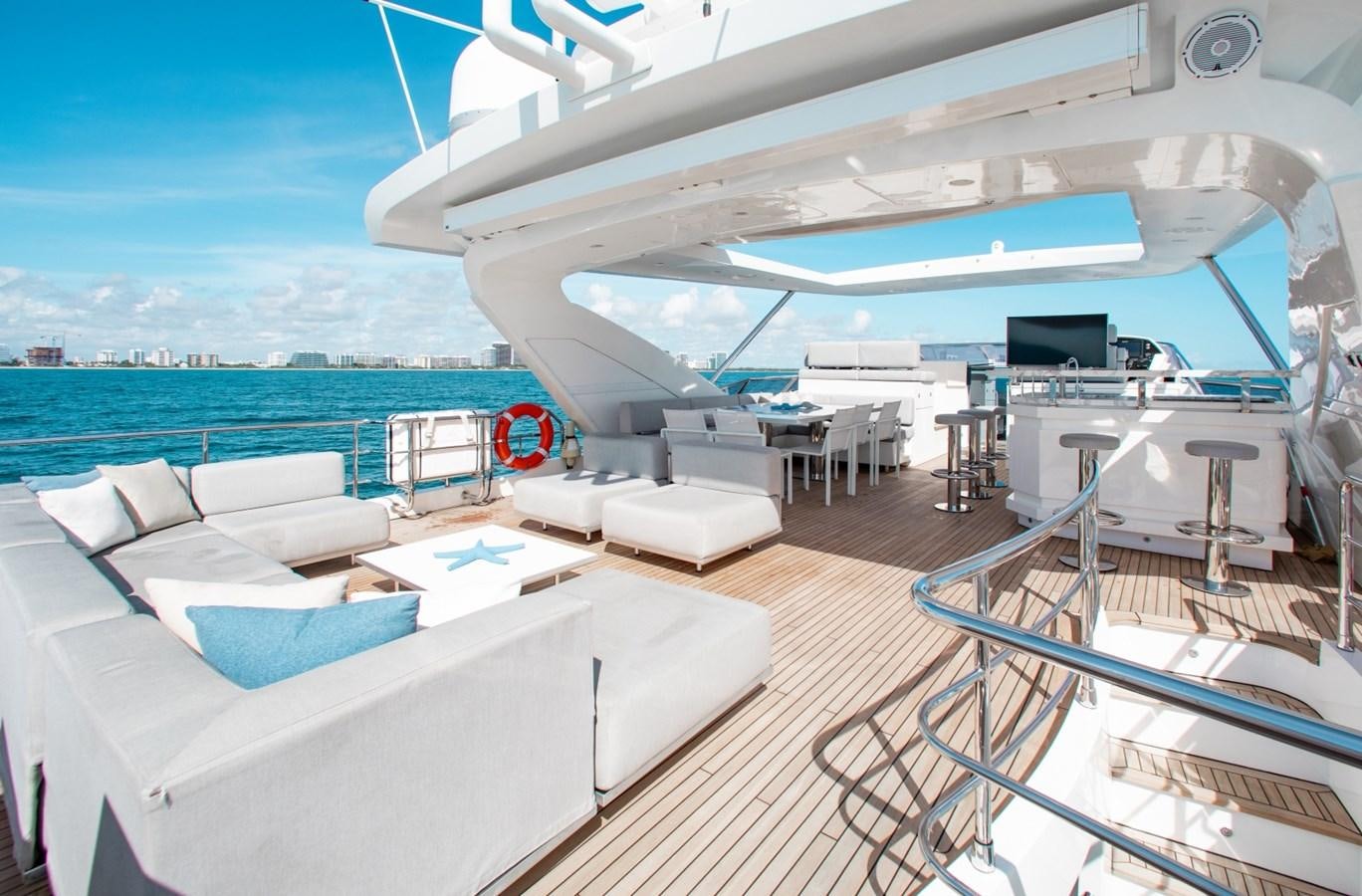 a boat on the water aboard INDIGO Yacht for Sale