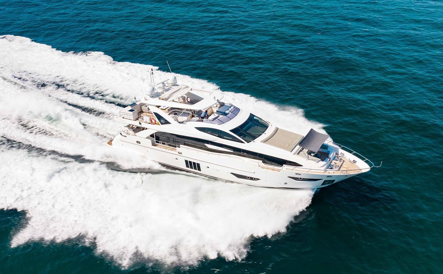 a boat on the water aboard INDIGO Yacht for Sale
