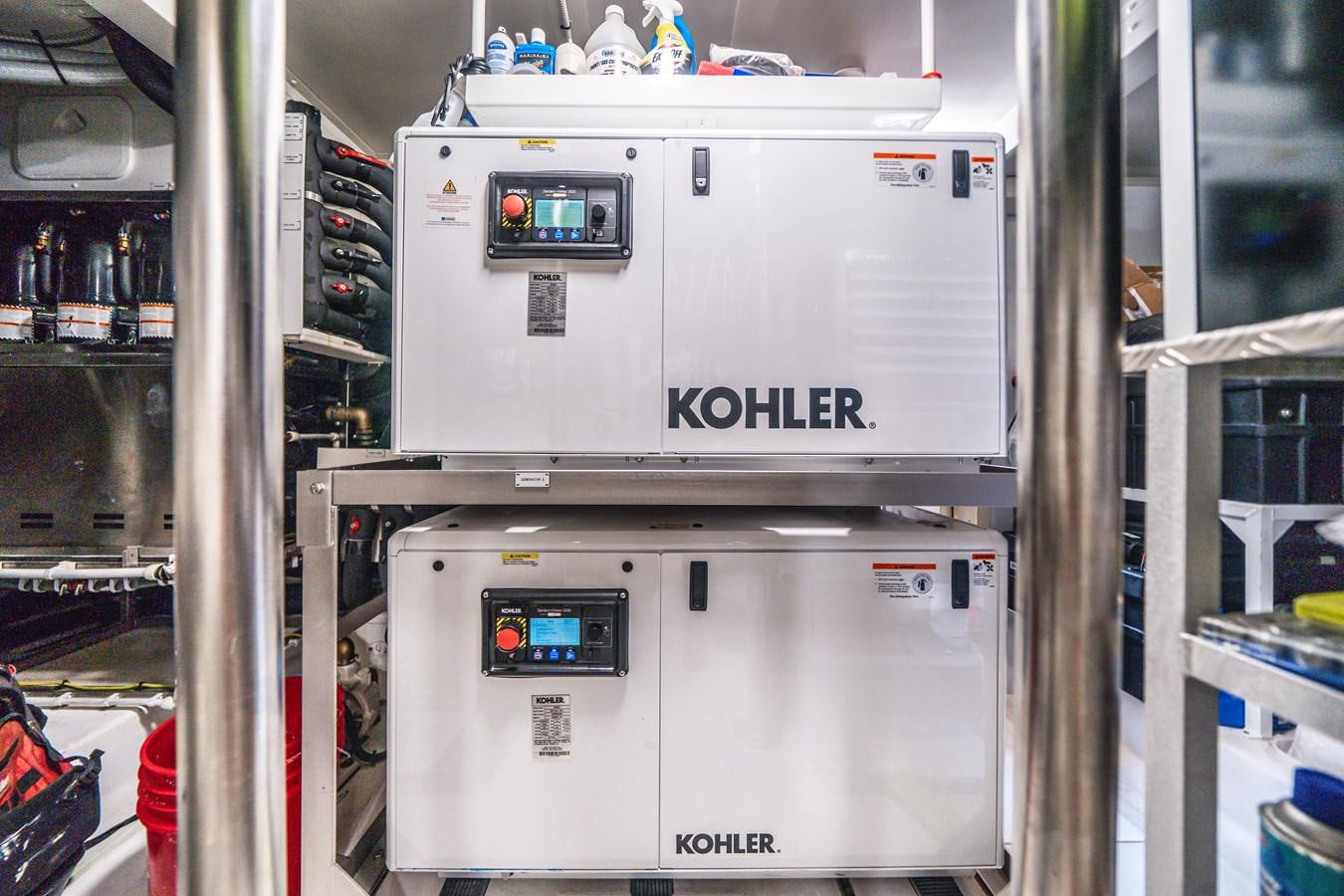 a machine in a store aboard 2022 AZIMUT 72 FLYBRIDGE OUR TRADE Yacht for Sale