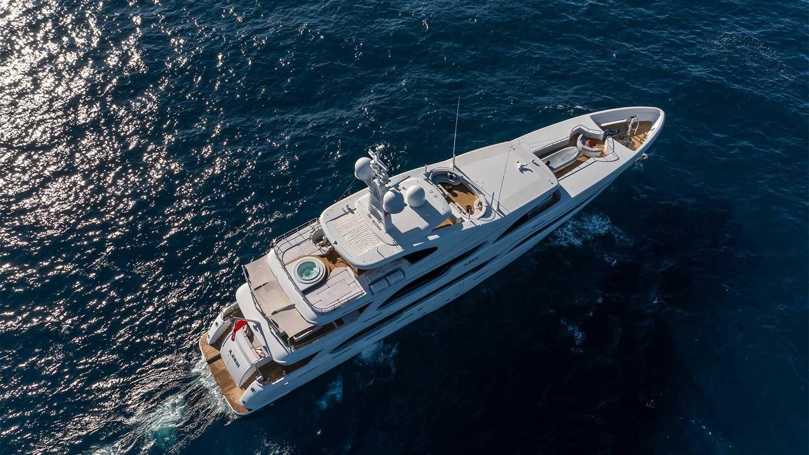a boat in the water aboard IMMERSIVE Yacht for Sale