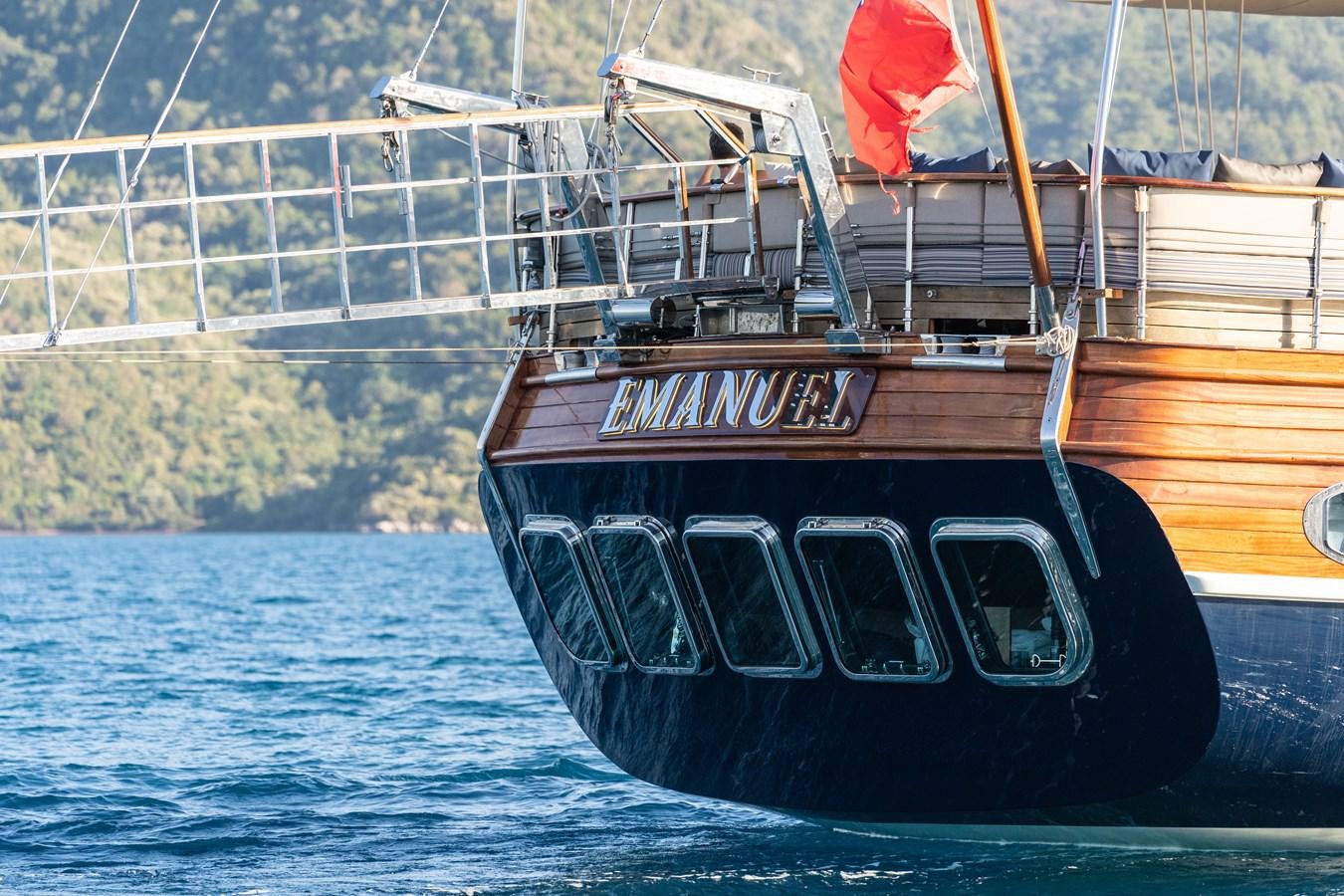 a boat on the water aboard EMANUEL Yacht for Sale