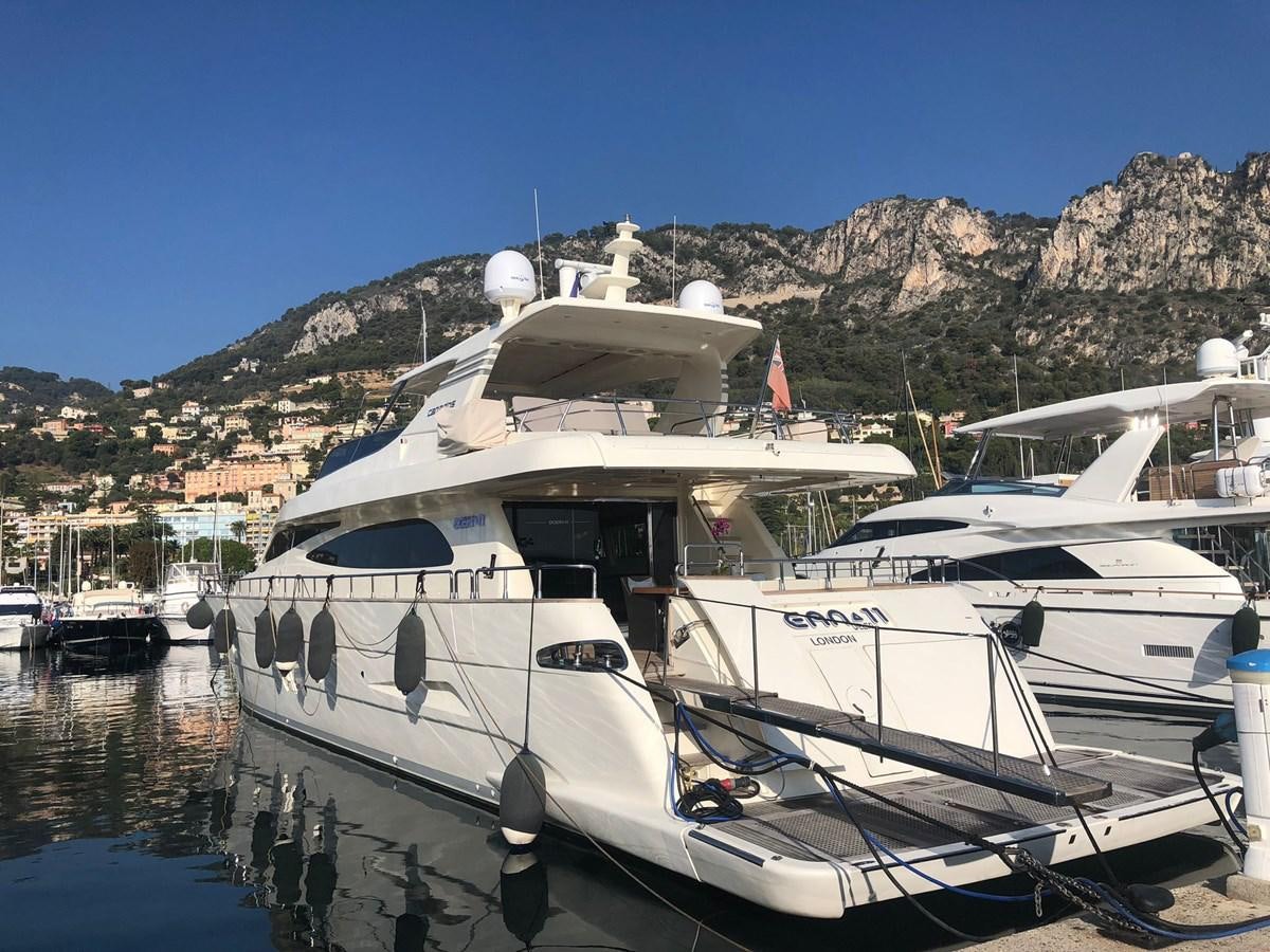 a couple of boats are parked in a harbor aboard OCEAN DELTA 11 Yacht for Sale