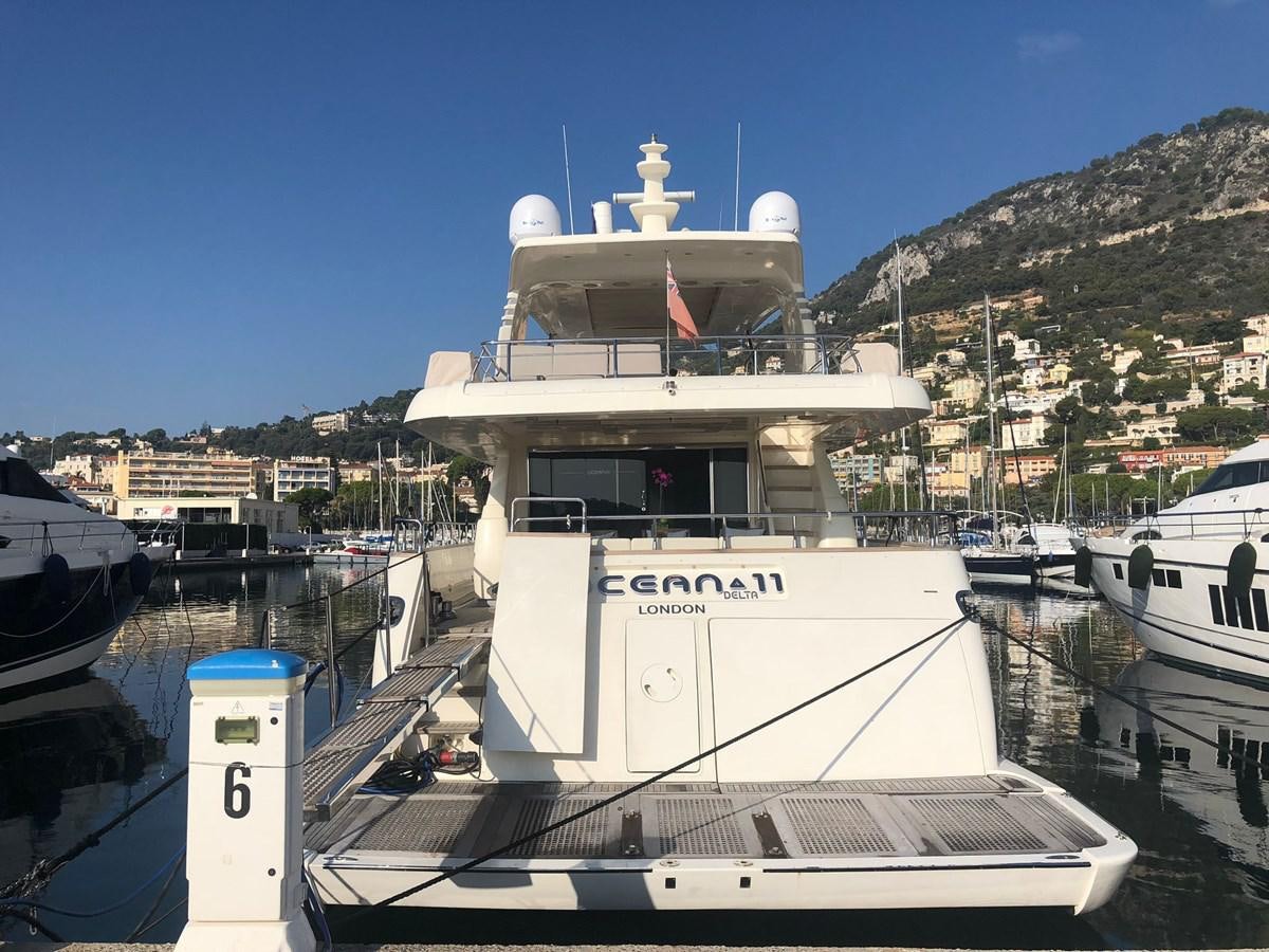 a boat in the water aboard OCEAN DELTA 11 Yacht for Sale