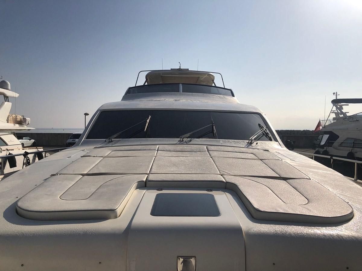 a yacht parked on a dock aboard OCEAN DELTA 11 Yacht for Sale